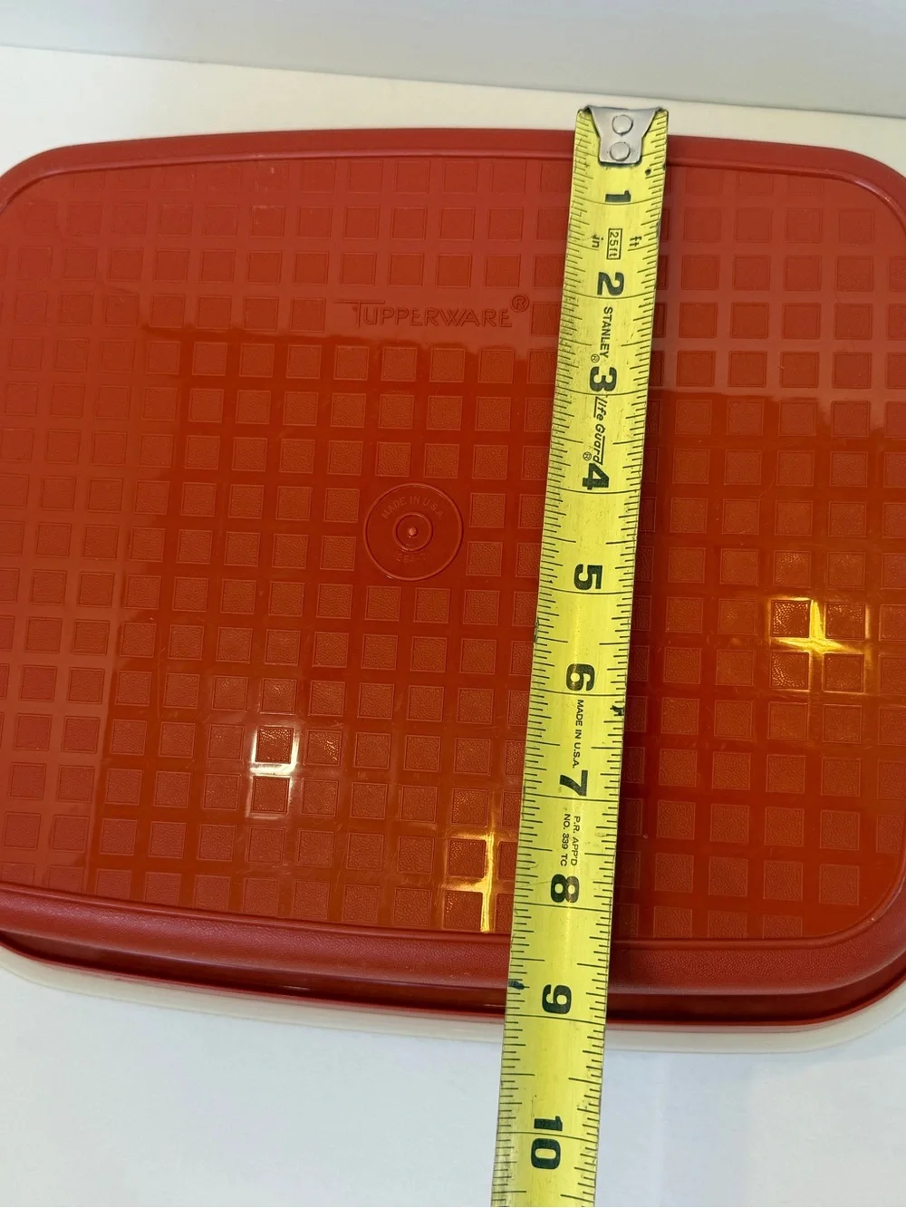 Vintage Tupperware Lg Season Serve Multipurpose Container 1294-1 Paprika w Lid